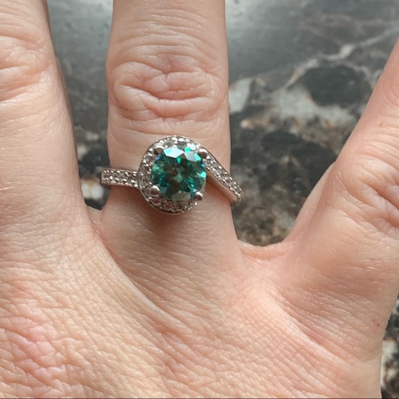 Jewelry - Perfect and Beautiful blue moissanite!